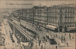 Alger - Perspective des Boulevards Postcard