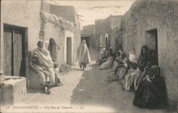 Touggourth - une Rue de Temacin Postcard