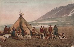 An Eskimo family, Greenland Postcard Postcard Postcard