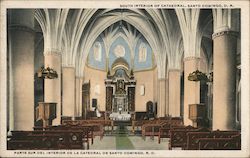 South Interior of Cathedral Postcard