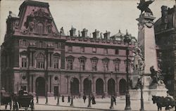 Louvre Paris, France Postcard Postcard Postcard