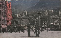 Market Street Bergen, Norway Postcard Postcard Postcard