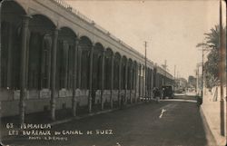 Suez Canal offices Ismailia, Egypt Africa Postcard Postcard Postcard