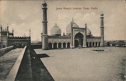 Huma Masjid Interior View, Delhi India Postcard Postcard Postcard