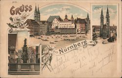 Gruss aus Nurnberg Nuremberg, Germany Postcard Postcard Postcard