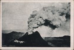 Napoli - Vesuvio Naples, Italy Postcard Postcard Postcard