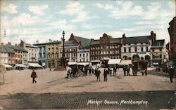 Market Square, Northampton Postcard