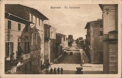 Querceta - Via Sarzanese Pietrasanta, Italy Postcard Postcard Postcard