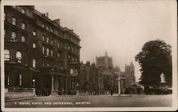 Royal Hotel and Cathedral Postcard