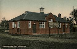 Congregational Hall Durrington, England Wiltshire Postcard Postcard Postcard