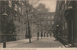 The middle temple (pump court) UK G. Smith Postcard Postcard Postcard