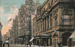 Daly's Theatre and Leicester Square, London Postcard