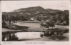 Wetherlam from Elterwater UK Postcard Postcard Postcard