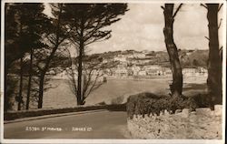 View of Town and Bay Postcard