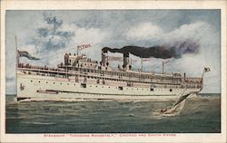 Steamship "Theodore Roosevelt", Chicago and South Haven Steamers Postcard Postcard Postcard