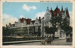 Women's Dormitories, University of Chicago Illinois Postcard Postcard Postcard