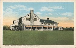 Shuttle Meadow Country Club New Britain, CT Postcard Postcard Postcard