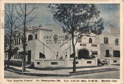 "Los Angeles Courts" Postcard