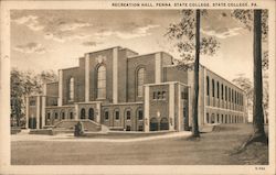 Recreation Hall, Penna. State College Pennsylvania Postcard Postcard Postcard