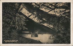 Entrance to Penns Cave Postcard