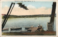 Looking Out Over Warner's Lake East Berne, NY Postcard Postcard Postcard