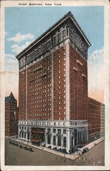 Hotel Belmont New York City, NY Postcard Postcard Postcard