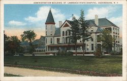 Administration Building, St. Lawrence State Hospital Postcard