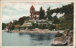 Hopewell Hall, Alexandria Bay, St. Lawrence River Thousand Islands, NY Postcard Postcard Postcard