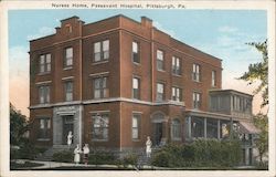 Nurses Home, Passavant Hospital Pittsburgh, PA Postcard Postcard Postcard