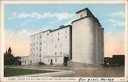 Dodge City Mill and Elevator Kansas Postcard Postcard Postcard