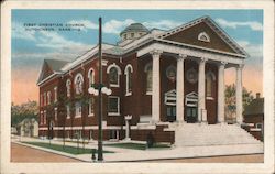 First Christian Church Postcard