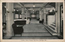 Lobby, Hotel Snapp Postcard