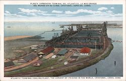 Atlantic Terminal Coaling Plant, The Largest of its Kind in the World Cristobal, Panama Postcard Postcard Postcard