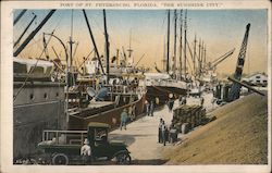 Port of St. Petersburg, Florida "The Sunshine City" Postcard Postcard Postcard