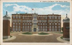 St. Joseph's Infirmary Fort Worth, TX Postcard Postcard Postcard