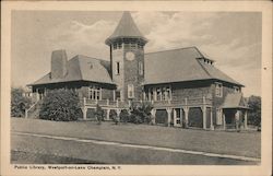 Public Library Postcard