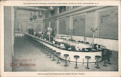 Washington Terminal Company Lunch Room, Union Station Postcard