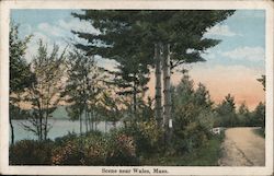 Scene near Wales, Mass. Massachusetts Postcard Postcard Postcard