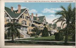 South View of Belleview Hotel Postcard