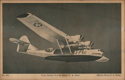 Long Range Flying Boat, U.S. Navy Postcard