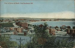 View of Revere & Beach, from Beachmont Hill Postcard