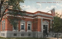 Public Library Niagara Falls, NY Postcard Postcard Postcard