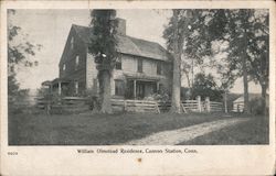 William Olmstead Residence, Cannon Station Cannondale, CT Postcard Postcard Postcard