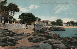 Woodmont Beach Scene Postcard