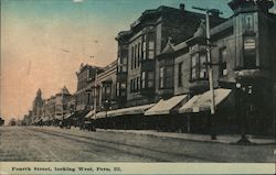 Fourth Street, Looking West Postcard