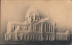 U.S. Post Office - Embossed Postcard