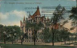 Women's Dormitory, University of Chicago Postcard