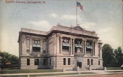 Lincoln Library Postcard