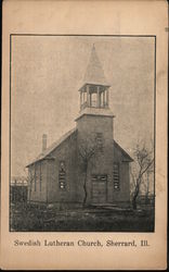 Swedish Lutheran Church Sherrard, IL Postcard Postcard Postcard