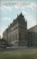 The New University Club Building, Michigan Avenue and Monroe Street Chicago, IL Postcard Postcard Postcard